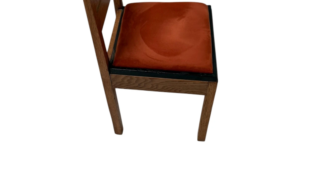 Art Deco Modernist Side Chair by Jan Brunott, 1920s